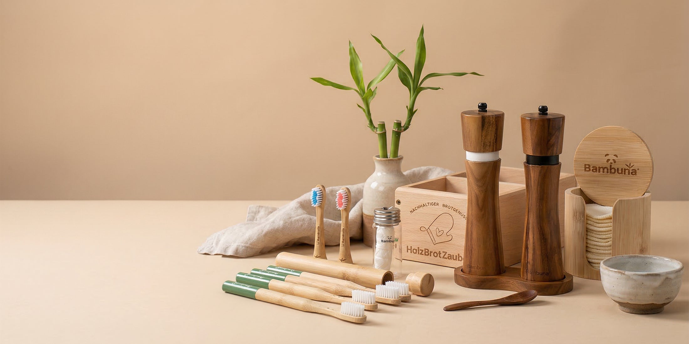 Plastikfreie & Nachhaltige Alternativen fr dein Badezimmer kaufen  Bambuna