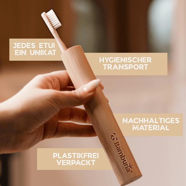 Bambus Zahnbürsten Etui - Bambuna