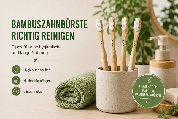 Bambuszahnbürste reinigen – So bleibt sie lange sauber & hygienisch - Bambuna
