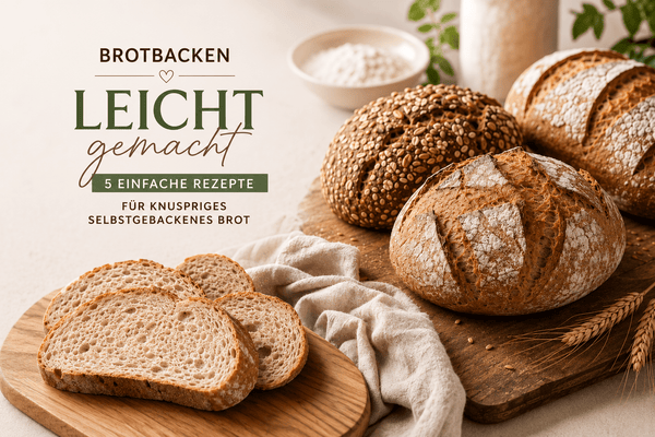 Brot backen leicht gemacht: 5 einfache Rezepte für knuspriges Brot - Bambuna