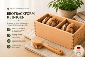 Brotbackform reinigen: Holz richtig pflegen und lange nutzen - Bambuna