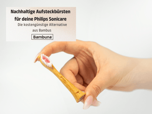 Nachhaltige Bambuna Ersatzbürsten passend für die Philips Sonicare - Bambuna