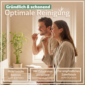 Bambus Zahnbürsten - Mittel - 4er Set - Bambuna