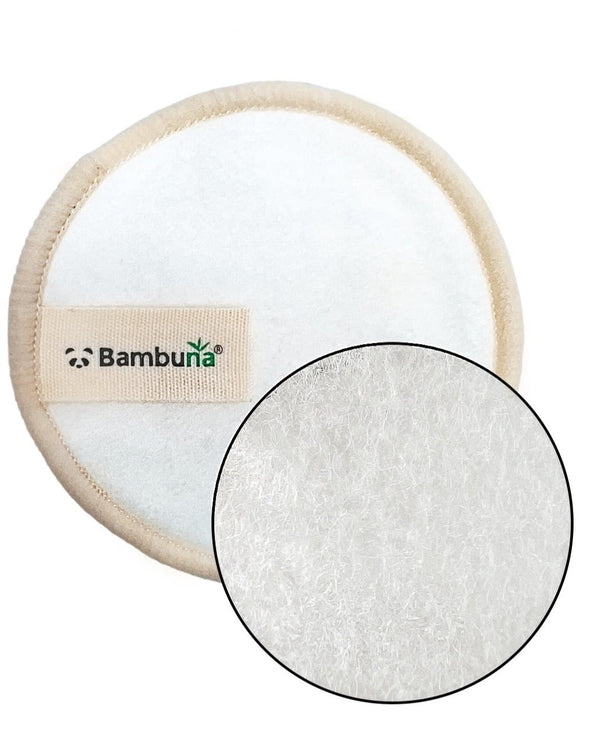 15 wiederverwendbare Premium Abschminkpads aus Bambus | waschbar - Bambuna